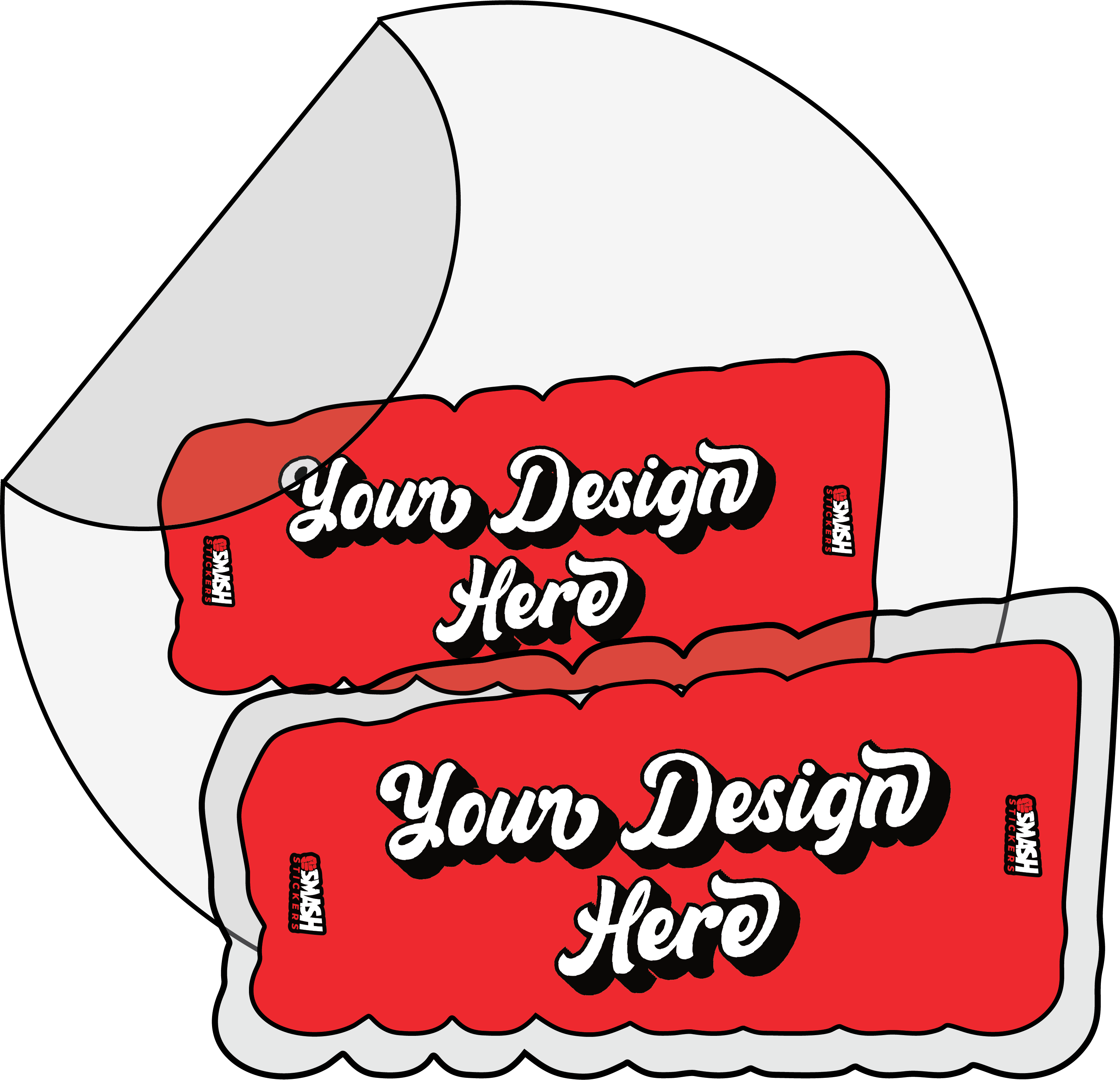 Transfer Transparent Sticker Stickers – Smash Transfers
